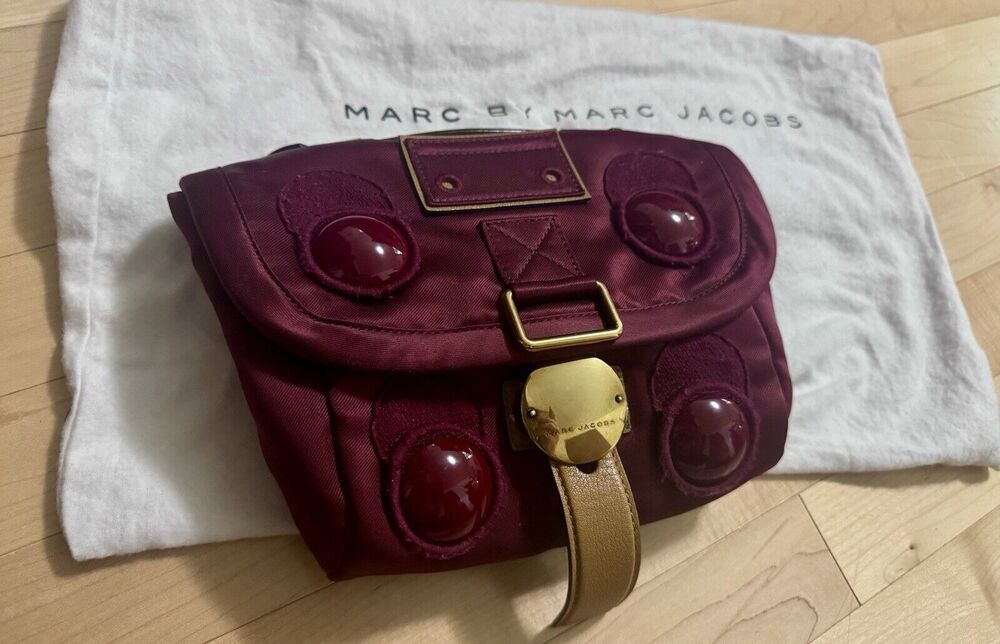 Marc Jacobs Mini Trooper Bag Spring 2015 Runway Archival NWT Rare Burgundy